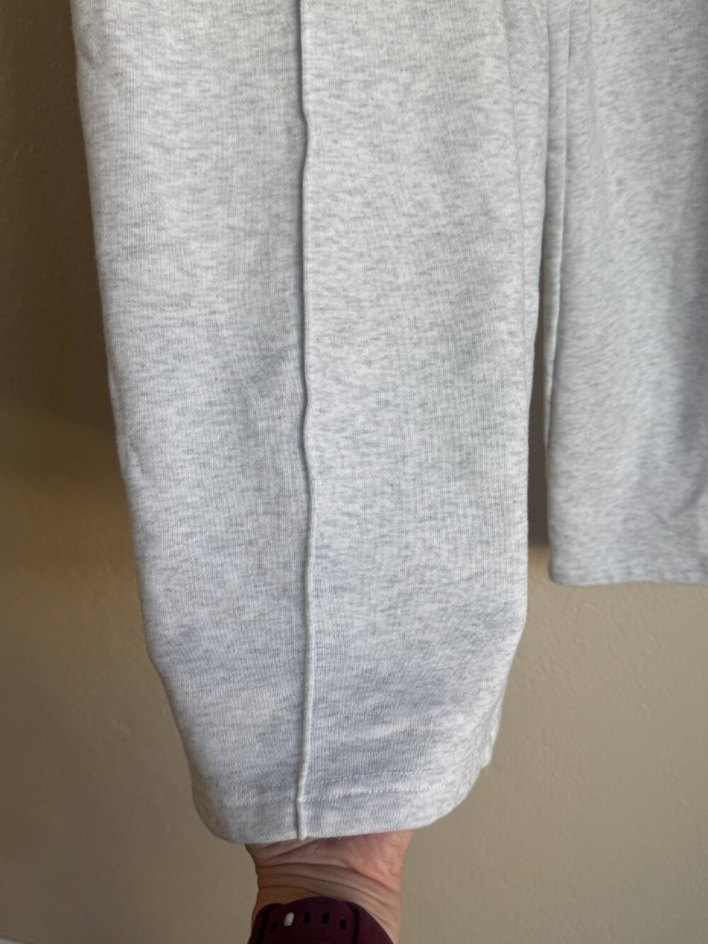 AUTOMET Wide Leg Sweatpants Gray Drawstring Lounge Pants Women’s Medium - Picture 3 of 8
